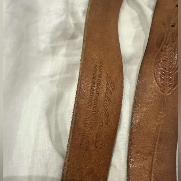 Large brass buckle belt - Picture 3 of 5